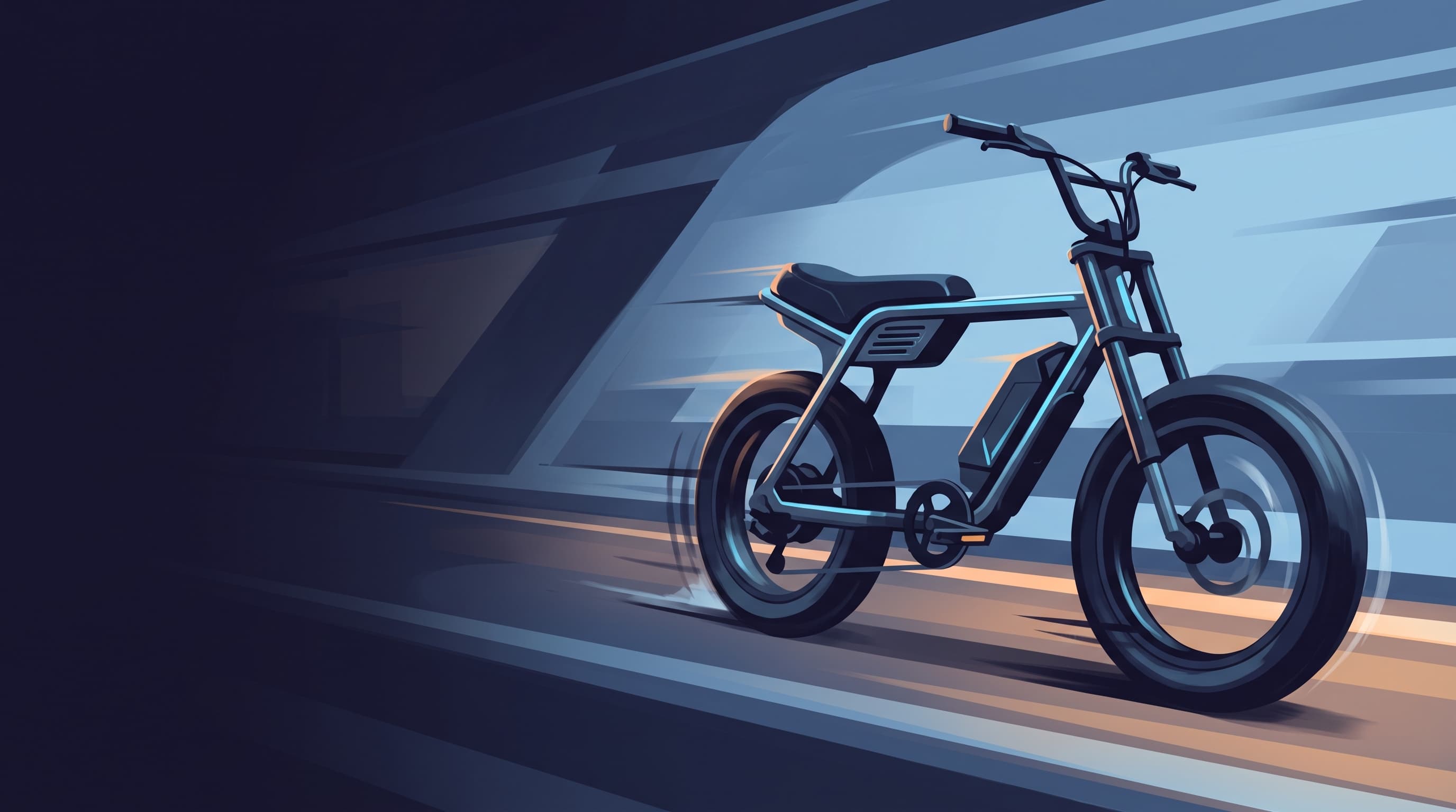 AI-generated editorial illustration for Juiced Bikes Returns with the Custom-Engineered Scrambler E-Bike