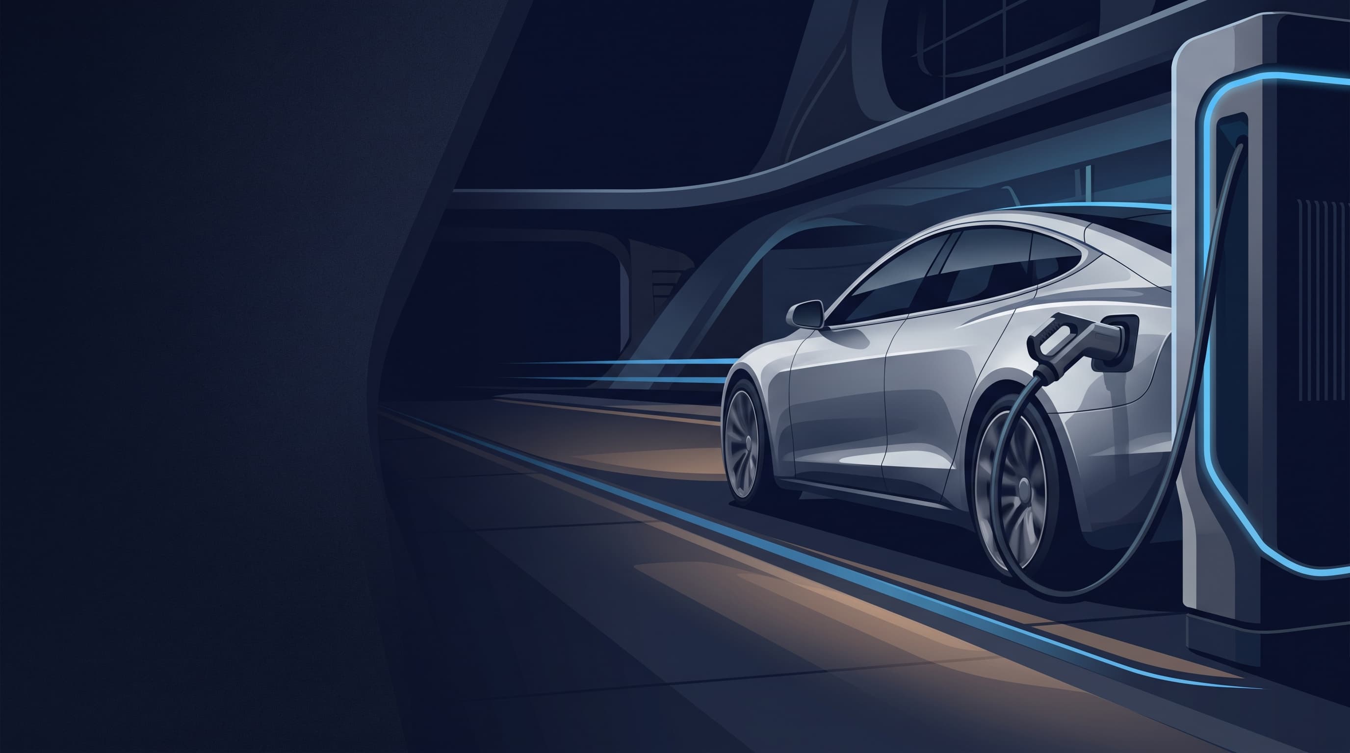 AI-generated editorial illustration for Dongfeng Debuts In-House 1.5 MW Megawatt EV Charger