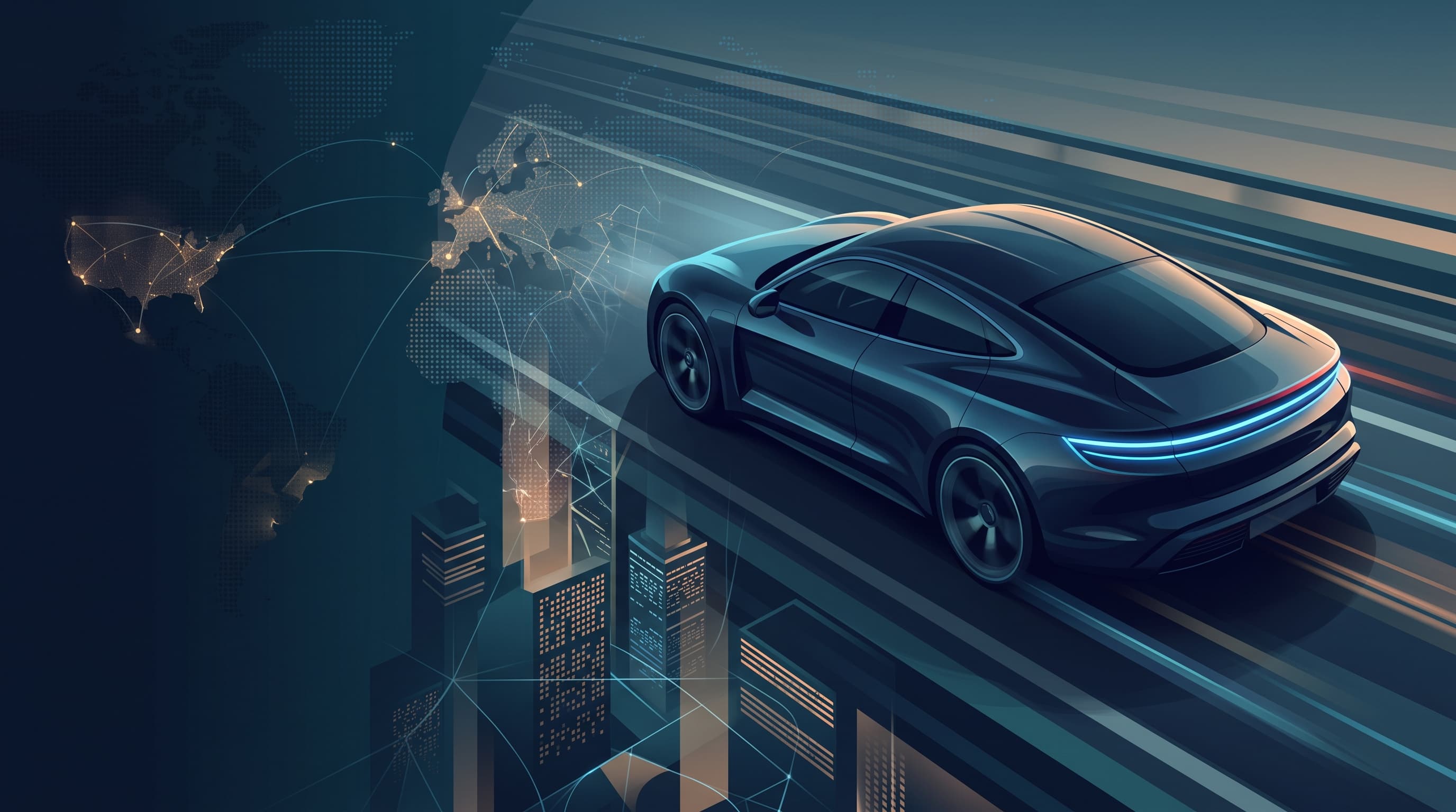 AI-generated editorial illustration for Global EV Sales Hit Record Highs in 50 Countries Amid Oil Supply Disruptions
